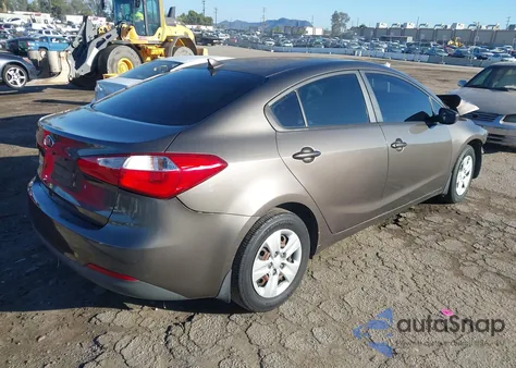 2014 Kia Forte Lx из США, поврежденный, VIN KNAFK4A6XE5075763